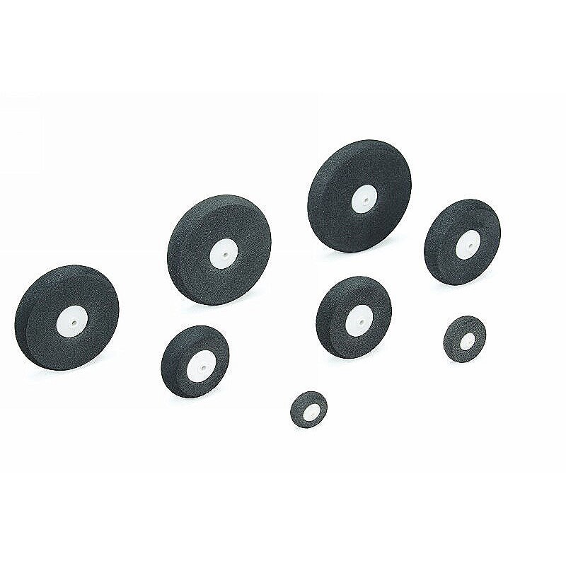 Foam Rubber Wheel, 15 mm, 2 Stück