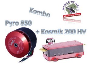 Kontronik Kosmik 200 HV + Pyro 850 Set KO-4820-Set4