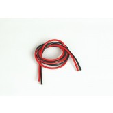 Silicon Wire 4,1 qmm, 1 m, red / black white 11 AWG